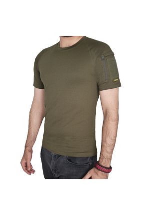 تیشرت خاکی زنانه اسلیم فیت Wolftrap Tactical - کد 699063415
