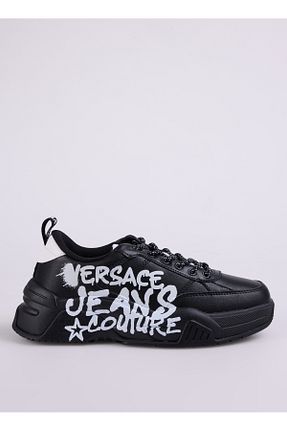کفش اسنیکر مشکی مردانه بند دار VERSACE JEANS COUTURE - کد 890721000