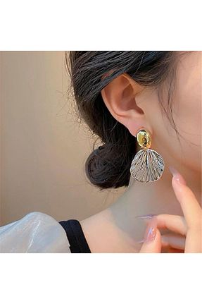 گوشواره جواهر طلائی میخ Pelin Aksesuar - کد 785360895