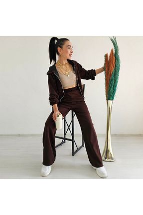 ست گرمکن سرمه ای زنانه پنبه ای 6 butik altı üstü butik - کد 890737856
