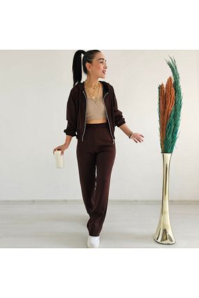 ست گرمکن سرمه ای زنانه پنبه ای 6 butik altı üstü butik - کد 890737856
