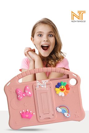 کیف تبلت صورتی Samsung Uyumlu Nezih Case - کد 890764589