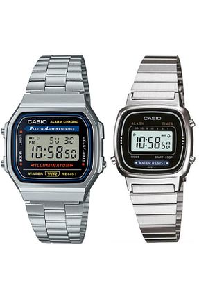 ساعت مچی مشکی زنانه 36-40 میلی متر Casio - کد 890806111