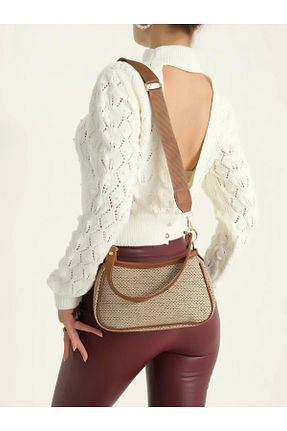 کیف دستی قهوه ای زنانه ابعاد کوچک MODA - کد 890804777