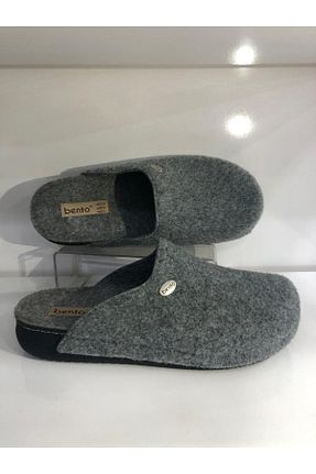 دمپائی خانگی طوسی مردانه پارچه ای BENTO - کد 891760048