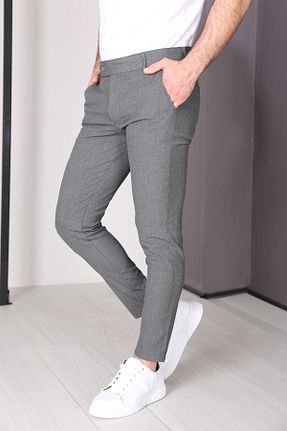 شلوار طوسی مردانه بافتنی Delpino - کد 844874109