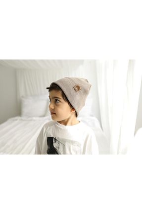 کلاه پشمی قهوه ای زنانه پنبه ای lungi store - کد 890755337