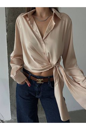 پیراهن بژ زنانه کراپ AÈC PRIVÈ - کد 890837661