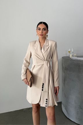 لباس بژ زنانه بافتنی msm fashion - کد 812966250