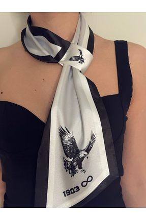 دستمال گردن مشکی زنانه پلی استر ElevaGlam - کد 889935084