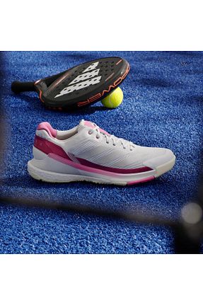 کفش تنیس سفید زنانه پارچه ای adidas - کد 890880919