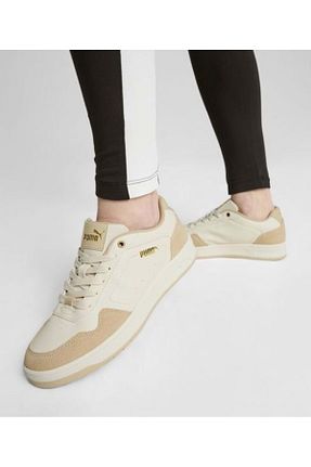کفش اسنیکر بژ زنانه بند دار Puma - کد 856015386