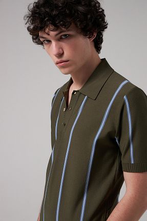پلیور خاکی مردانه ساده Tween - کد 800044019