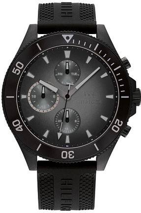 ساعت مچی مشکی مردانه 44 میلی متر Tommy Hilfiger - کد 234438521