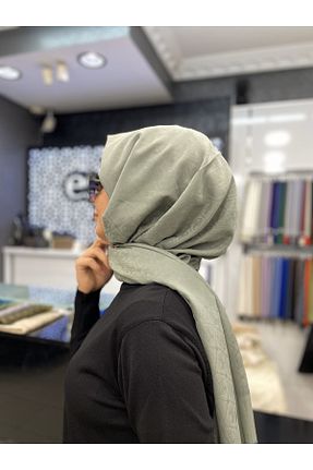 شال سبز زنانه پنبه پلی استر Pierre Cardin - کد 890893022