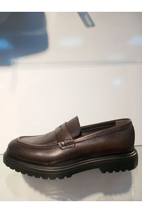 کفش کلاسیک قهوه ای مردانه چرم خالص Pierre Cardin - کد 890934764
