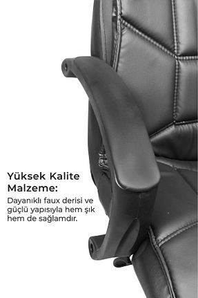 صندلی گیمینگ مشکی Geriye doğru yatabilme automars - کد 890946473