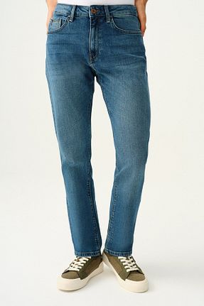 شلوار جین آبی مردانه پاچه لوله تفنگی Loft - کد 888148369