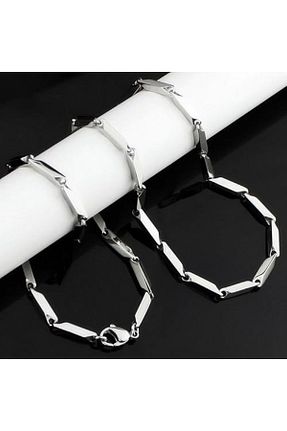 گردنبند استیل ( فولاد ) طوسی استیل (فولاد) xesha - کد 890955714