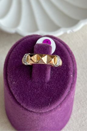 انگشتر استیل (فولاد) طلائی زنانه استیل (فولاد) MODA - کد 890967480