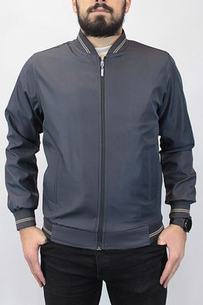 کاپشن طوسی مردانه رگولار TANİŞ GİYİM - کد 66941377
