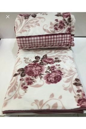 پتو تکنفره صورتی پلی استر Sarar - کد 369728075
