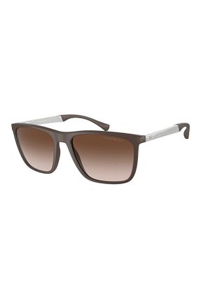 عینک آفتابی بژ مردانه 53 Emporio Armani - کد 833260447