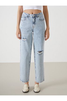 شلوار جین آبی زنانه پاچه ساده LC Waikiki - کد 928751988