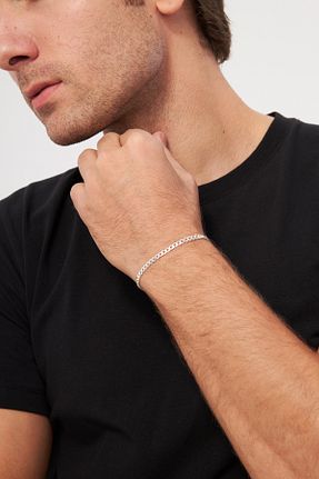دستبند نقره مردانه 925 عیار Ventino Silver - کد 34012366
