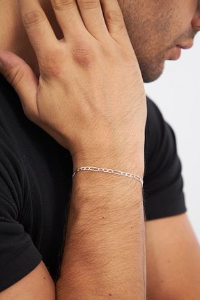 دستبند نقره مردانه 925 عیار Ventino Silver - کد 34012361