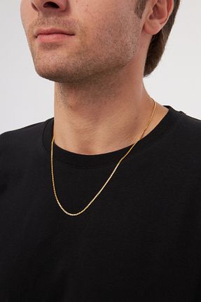 گردنبند نقره طلائی زنانه 925 عیار Ventino Silver - کد 98944436