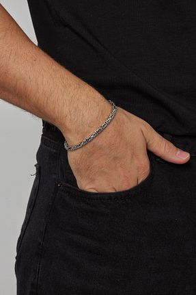 دستبند نقره مردانه 925 عیار Ventino Silver - کد 34012351