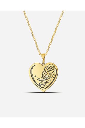 گردنبند نقره طلائی زنانه 925 عیار MEKS PRIVE - کد 891024539