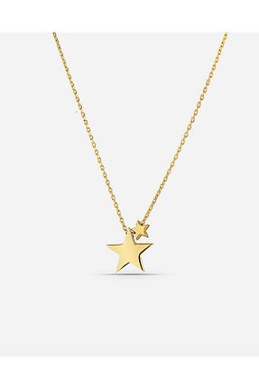 گردنبند نقره طلائی زنانه 925 عیار MEKS PRIVE - کد 891032714