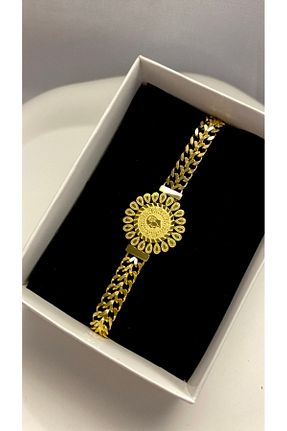 دستبند استیل (فولاد) طلائی استیل ضد زنگ Axuu Collection - کد 891046189