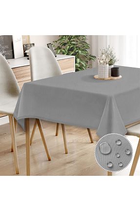 رومیزی طوسی پنبه ای Evim - کد 871451857