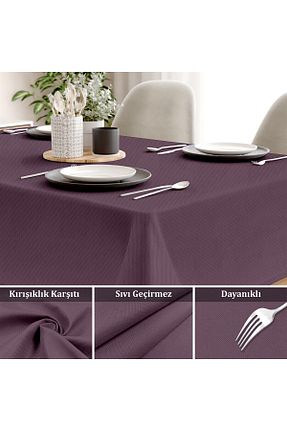 رومیزی بنفش پنبه ای Evim - کد 871451765