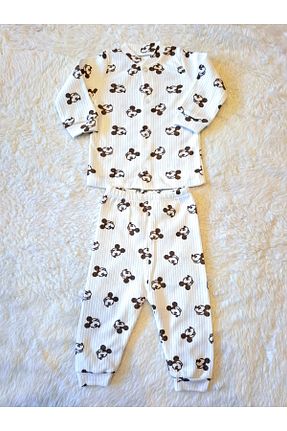بادی و سرهمی نوزادی سفید بچه گانه پارچه anne dokunuşu gibi KUZUM BEBE - کد 830651832