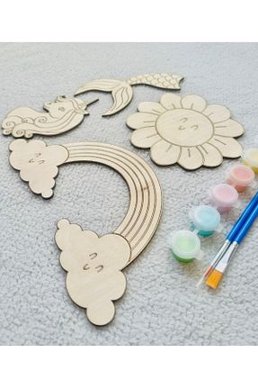 اسباب بازی چوبی قهوه ای WoodStory - کد 891090427