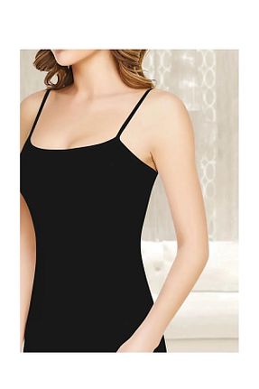 رکابی مشکی زنانه بدون آستین Stars Underwear - کد 891100489