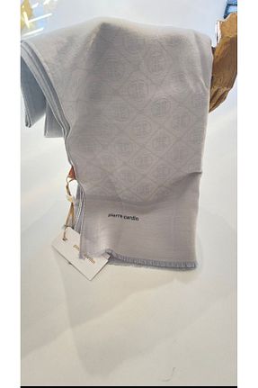 شال آبی زنانه پنبه ای Pierre Cardin - کد 891112366