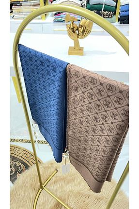 شال سرمه ای زنانه پنبه ای Pierre Cardin - کد 891112357
