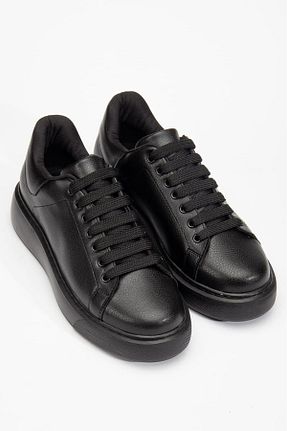کفش کژوال مشکی زنانه چرم مصنوعی STOKS SHOES STORE - کد 892077272