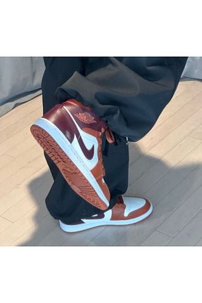 کفش اسنیکر قهوه ای زنانه چرم اصل Nike - کد 879953504