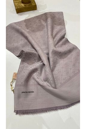 شال بنفش زنانه پنبه ای Pierre Cardin - کد 891121358