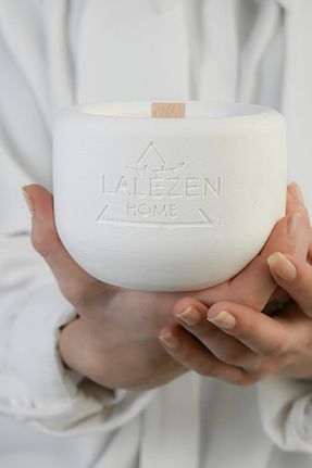 شمع سفید Lavanta LALEZEN HOME - کد 891134344
