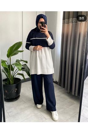 ست بالاتنه و پائین تنه مشکی زنانه پنبه ای miss knit - کد 894097452