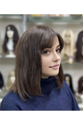 کلاه گیس قهوه ای İsmet peruk - کد 891143617
