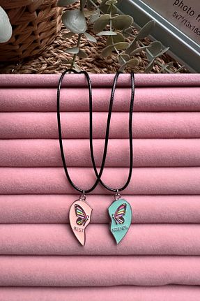 گردنبند جواهر بژ زنانه فلزی The Simu - کد 891149246