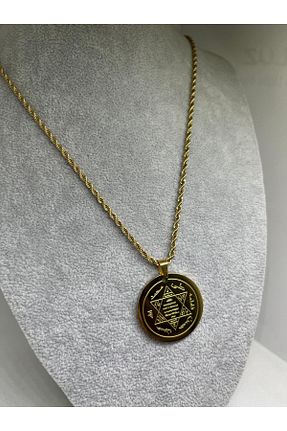 گردنبند استیل ( فولاد ) طلائی زنانه استیل (فولاد) Genel Markalar - کد 472834786